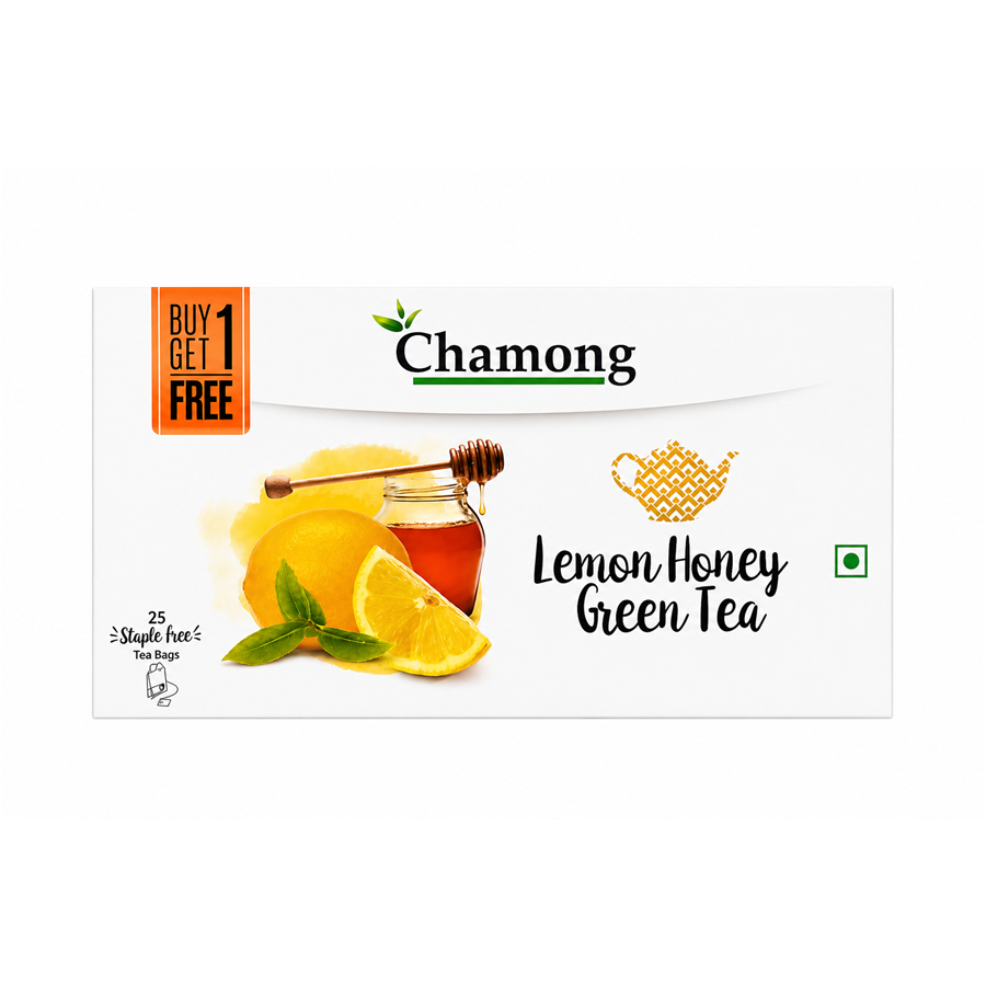 Chamong Honey Lemon Green Tea Bag 25pc(1+1)